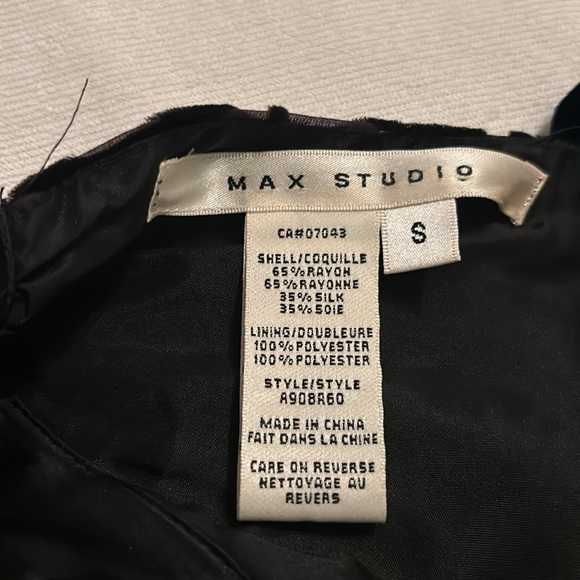 # 232  Max studio  velvet, mini dress - Picture 9 of 13